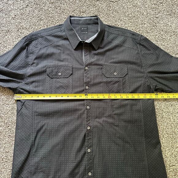 JB Holt the Truman gray button down shirt size XL Mens - Picture 9 of 9
